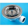 Stainless Steel Basket Strainer Silver 40mm PPS96
