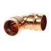 Snape and Sons Copper Solder Fittings Ring Elbow Connectors 15mm 2Pk 45018