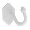StarPack White Curtain Tie-Back Self-Adhesive Pack of 2