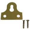 Starpack Brass Plated Slotted Glass Plate 38mm 12Pk 72036