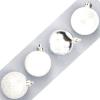 Premier Decorations Multi Finish Balls Silver 60mm 10Pk TD075683S