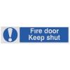 Best Self Adhesive Signs Horizontal "Fire Door Keep Shut" 5cm x 20cm Best Self Adhesive Signs Horizontal "Fire Door Keep Shut" 5cm x 20cm