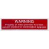 Best Self Adhesive Signs Horizontal Warning Assorted 5cm x 20cm 42129