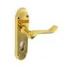 Securit Rich Euro Lock Handle Brass Pack of 2 Securit Rich Euro Lock Handle Brass Pack of 2