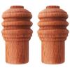 Cord Weight/ Pull Wooden Hollow - Pack of 8 Cord Weight/ Pull Wooden Hollow - Pack of 8