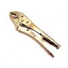 Amtech Curved Jaws Locking Grip Plier Nickel Plated 7-Inch C1400 | Self Locking Mechanism | Quick Release Action