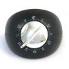 Metaltex Mechanical Count Down Timer With Magnet Silver and Black 259208