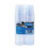 Kingfisher Clear Disposable Plastic Shot Glasses 7cl Pack of 40