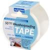 Sylglas Weather-Proofing Tape White 50mm x 6Mtr 8620007