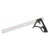 Draper Metric and Imperial Combination Square Silver and Black Blade Length 300mm 34703