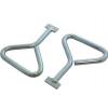 Amtech Carbon Steel Manhole Key Silver Pack of 2 C3190 | Triangular Easy-Grip Handles | Ideal for Lifting Iron Manhole Covers