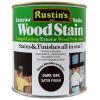 Rustins Quick Dry Outdoor Wood Stain Dark Oak 500ml ESDO500 | Long-lasting Protection to All Exterior Wood | Ultraviolet Protection