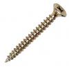 Timco Solo Zinc Plzted PZ Double Countersunk Chipboard and Woodscrews Golden 3.5mm x 12mm Pack of 200 35012SOLOC