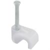 6mm Flat Cable Clips Pack of 20