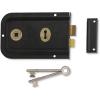 Union Backset Lever Rim Lock For Wooden Doors Champagne Gold 51mm Y-1445-CG