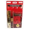 Union 67mm Polished Brass BS 3621 Insurance Five Lever Deadlock With 20mm Extended Bolt Projection Y2134E-PL-2.5