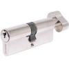 Sterling Nickel Plated Thumbturn Euro-Profile Cylinder With Three Keys 35mm x 35mm PHETN031V