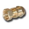 Heavy Duty Brass Compression Fittings Straight Tap Connector 15mm x 0.5-Inch 45005