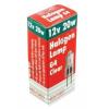 Red and Grey G4 12v Capsule Lamp 2 Pin Halogen Bulb 20W Clear G4C-20