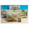 Assorted 3D Design Country Cottages Place Mat Set 43 x 29cm 4Pk D13870-E 