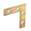 Securit Zinc Plated Corner Plate Metallic Silver 75mm 2Pk S6723 