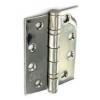 Securit Polished Stainless Steel Satin Finish Double Ball Bearing Hinges Silver 100mm 3Pk S4297X 