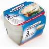Sealapack Square Food Tubs Pack Of 3  10cm x 10cm