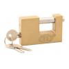 Tri-Circle 70mm Brass Shutter Padlock Carded - BX970