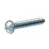 Bulk Hardware Zinc Plated Stainless Steel Round Head Wood Screw Metallic Silver 1.5-Inch x 0.25-Inch 32053 