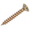 Fischer PZ2 Power Fast Wood Screw Gold 4.5mm x 25mm Pack Of 200 653859