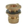 Oracstar Brass Compression Straight Coupler Male 15 x 0.5-Inch 1 Pk PF14 