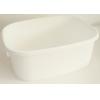 Lucy Oblong Small Plastic Bowl White