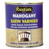 Rustins Quick Dry Varnish Satin Mohagany 500ml VSMA500 | Low Odour | Long-lasting Protection to All Interior Wood