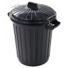 Curver Black Clip Top Storage Bin with Lid - 70 Litre
