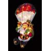 Premier Decorations Santa On Parachute Window Silhouette - 45cm Premier Decorations Santa On Parachute Window Silhouette - 45cm