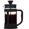 Grunwerg Cafe Ole French Press Three Cup Coffee Maker Black and Clear TM03BK