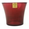 Ivyline Recycled Glass Flare Ruby Pot - 18cm 70068RU