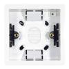 Red/Grey Electrical 1 Gang Dry Lining Box - B25P