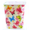 Plastic HW030 Assorted Design Square Bin - 24.5cm
