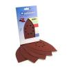 National Abrasives Red Aluminium Oxide Multi Sander Sheets Set of 5 Coarse 003949