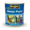 Rustins Quick Dry Smooth Satin Black Metal Paint 500ml MPBK500