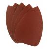 National Abrasives Fine Grade Red Aluminium Oxide Mouse Sander Sheets 5Pk 006865