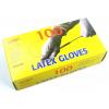 Royal Markets Latex Gloves Beige Medium Pack of 100 LGM100RM | Non-Sterile | Ambidextrous | Single Use Only | Easy Fit | Powdered