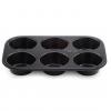 Prestige Inspire Bakeware Non-Stick 6 Cup Jumbo Muffin Tin Black 57913