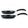 Prestige Create Twin Pack Non-stick Fry Pan Black 24cm and 28cm Set of 2 13673 