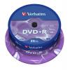Verbatim 4.7GB 120min DVD Plus R Spindle of 25 Blue 43500