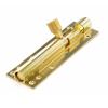Securit Wide Door Bolt Brass 150mm x 1.5-Inch S1502