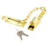 Securit Heavy Duty Brass Plated Locking Door Chain 110mm S1632 