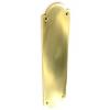 Securit Victorian Light Regency Finger Plate Brass 300mm 1Pk S2243