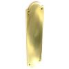 Securit Victorian Light Regency Finger Plate Brass 300mm 1Pk S2243